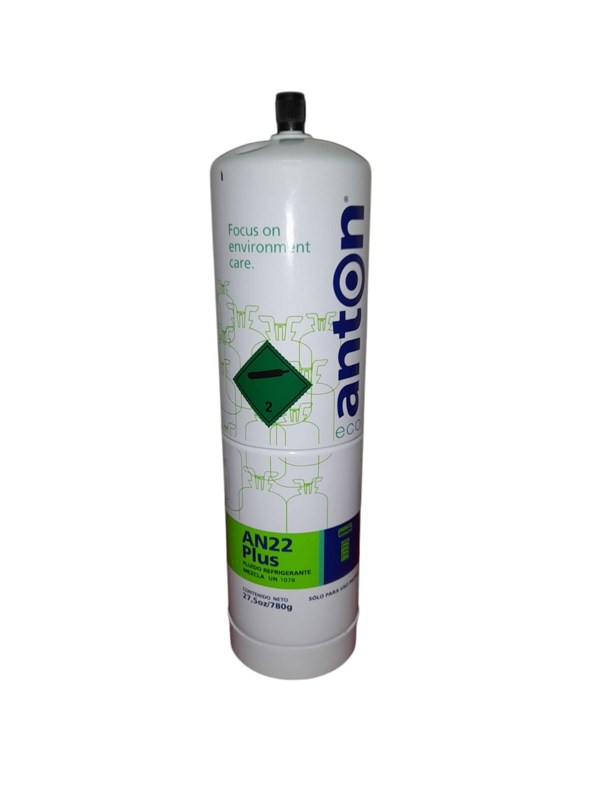 Lata de Gas Refrigerante Anton Reemplazo R22 x780gr 1 Lata de Gas Refrigerante Anton Reemplazo R22 x780gr