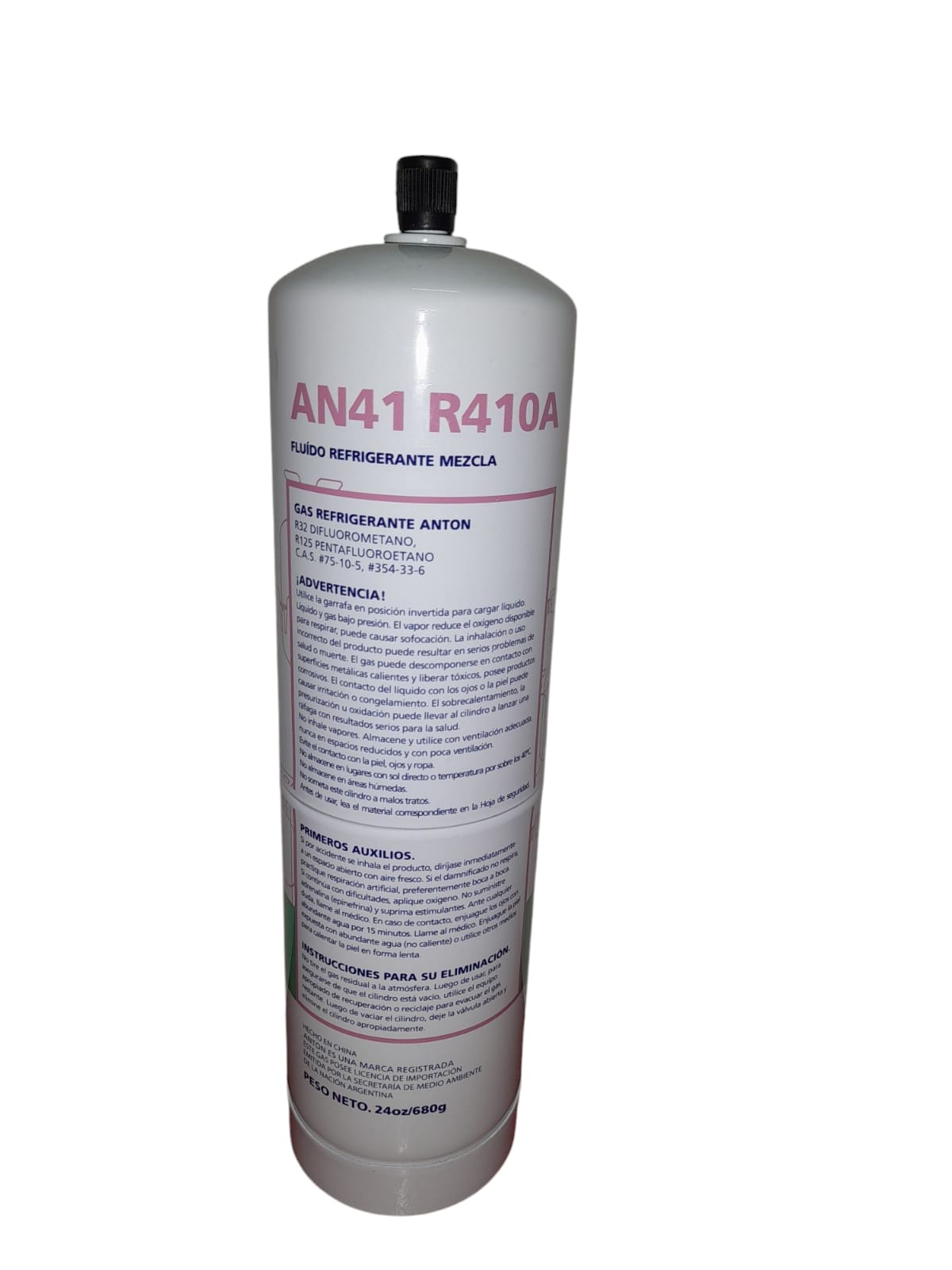 Lata de Gas Refrigerante Anton R410a x650gr 2 Lata de Gas Refrigerante Anton R410a x650gr - Imagen 2
