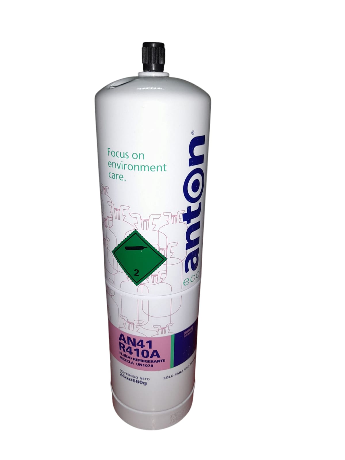 Lata de Gas Refrigerante Anton R410a x650gr 1 Lata de Gas Refrigerante Anton R410a x650gr
