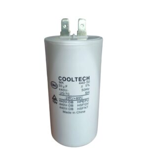 Capacitor 50 MF 450 V 50 - 60 HZ Plastico