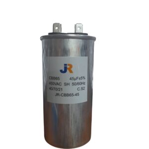 Capacitor 45 MF 450 V 50 - 60 HZ Metalico
