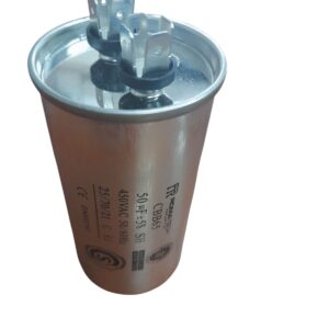 Capacitor 50 MF 450 V 50 - 60 HZ Metálico