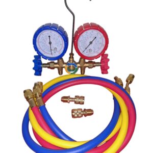 Manifold Reloj R410 R22 R134 R404 Todos Los Gases Refrigeración